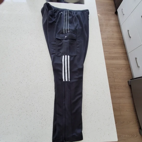 Mens Adidas Aeroready Track Pants New with tags XL Football Tapered Leg - Picture 4 of 6